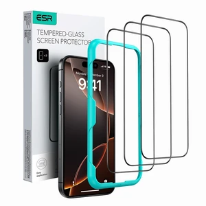 3 Pack for iPhone 16 Pro Max Screen Protector, Align Frame | Military Grade Shatterproof, 9H Tempered Glass, Scratch-Resistant, Full-Coverage Protection, Easy Installation Tool 3 Pack for iPhone 16 Pro Max Screen Protector, Align Frame | Military Grade Shatterproof, 9H Tempered Glass, Scratch-Resistant, Full-Coverage Protection, Easy Installation Tool