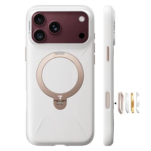 Q3 Silicone for iPhone 18 Pro Max Case 360 Magnetic Stand Ivory Gold | Fit for MagSafe, Premium Liquid Silicone 18 ProMax, Metal Button, Camera Control Cover, Microfiber Lining 12FT Shockproof Q3 Silicone for iPhone 18 Pro Max Case 360 Magnetic Stand Ivory Gold | Fit for MagSafe, Premium Liquid Silicone 18 ProMax, Metal Button, Camera Control Cover, Microfiber Lining 12FT Shockproof