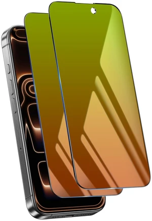 2 Pack Privacy Screen Protector for iPhone 17 Pro Max 6.9 inch | 9H Tempered ultra-thin glass, Anti scratch, Bubble free, Blue light protection, Green privacy, Case friendly 2 Pack Privacy Screen Protector for iPhone 17 Pro Max 6.9 inch | 9H Tempered ultra-thin glass, Anti scratch, Bubble free, Blue light protection, Green privacy, Case friendly