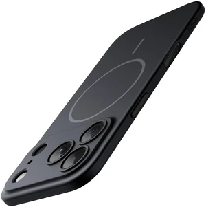 Magnetic Slim Case for iPhone 18 Pro Max, Black | Ultra-Thin Lightweight Design, Compatible with MagSafe, Anti-Slip Grip, Camera Lens Protection, Matte Finish Magnetic Slim Case for iPhone 18 Pro Max, Black | Ultra-Thin Lightweight Design, Compatible with MagSafe, Anti-Slip Grip, Camera Lens Protection, Matte Finish