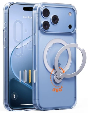 Q3 Spin for iPhone 18 Pro Max Case Clear with 360 Magnetic Stand | Fit for MagSafe, Anti-Yellowing Transparent, Anti-Scratch Protective Hard PC, Slim Case for iPhone 18 Pro Max Crystal Clear Q3 Spin for iPhone 18 Pro Max Case Clear with 360 Magnetic Stand | Fit for MagSafe, Anti-Yellowing Transparent, Anti-Scratch Protective Hard PC, Slim Case for iPhone 18 Pro Max Crystal Clear