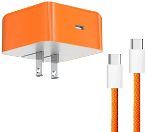 iPhone18 Pro Max Dynamic Power Adapter Charger with Woven Cable (3.3ft) | Cosmic Orange Foldable Fast Charger Set For iPhone Duo / 18 Pro Max / 18 Pro / 17 Pro Max / 17 Pro / 17 / Air / Samsung Fold8 iPhone18 Pro Max Dynamic Power Adapter Charger with Woven Cable (3.3ft) | Cosmic Orange Foldable Fast Charger Set For iPhone Duo / 18 Pro Max / 18 Pro / 17 Pro Max / 17 Pro / 17 / Air / Samsung Fold8