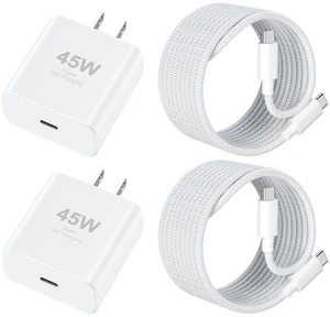 iPhone 18 17 Pro Max Charger Fast Charging 45W USBC iPhone Duo Fast Charger | New iPhone Super Fast Charger with 10 FT Long Type C Fast Charging Cable Cord for iPhone 18 Pro Max/Pro/Duo/17/16/Pro Max iPhone 18 17 Pro Max Charger Fast Charging 45W USBC iPhone Duo Fast Charger | New iPhone Super Fast Charger with 10 FT Long Type C Fast Charging Cable Cord for iPhone 18 Pro Max/Pro/Duo/17/16/Pro Max