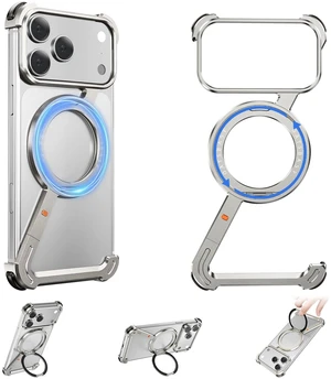 Thin Bumper Cases for iPhone 18 Pro Max Cover(Silver) Thin Bumper Cases for iPhone 18 Pro Max Cover(Silver)