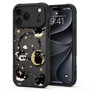 for iPhone 18 Pro Max Case (Cats & Stars) | Full Camera Protection, Compatible with Magsafe, Cute Girly Design for Women, Shockproof & Aesthetic for iPhone 18 Pro Max Case (Cats & Stars) | Full Camera Protection, Compatible with Magsafe, Cute Girly Design for Women, Shockproof & Aesthetic