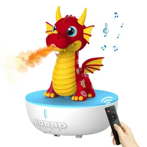 Aromatherapy Dragon Humidifier, 200ML Essential Oil Diffuser with Remote & Timer, White Noise Machine with 10 Soothing Sounds, Cute Small Humidifiers for Kids Bedroom, Home, Office (Red) Aromatherapy Dragon Humidifier, 200ML Essential Oil Diffuser with Remote & Timer, White Noise Machine with 10 Soothing Sounds, Cute Small Humidifiers for Kids Bedroom, Home, Office (Red)