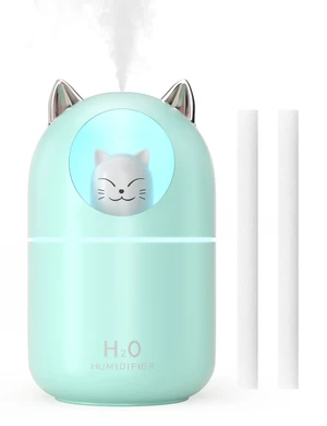 Cool Mist Humidifier,300ml Mini Humidifiers with Night Light,Waterless Auto-Off Air Humidifier,20dB Quiet Humidifiers for Bedroom,Car, Plant for Girl Boy Cool Mist Humidifier,300ml Mini Humidifiers with Night Light,Waterless Auto-Off Air Humidifier,20dB Quiet Humidifiers for Bedroom,Car, Plant for Girl Boy