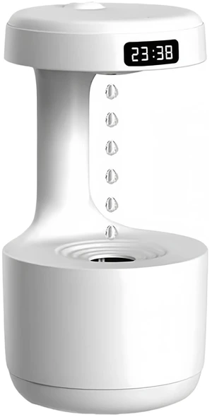 Humidifiers for Bedroom, 800ml Cool Mist Air Humidifier, Anti-Gravity Digital Humidifier with LED Display, Quiet Knob Control for Bedroom, Plants, Nursery, Office - White Humidifiers for Bedroom, 800ml Cool Mist Air Humidifier, Anti-Gravity Digital Humidifier with LED Display, Quiet Knob Control for Bedroom, Plants, Nursery, Office - White