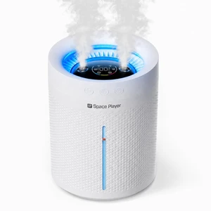 Air Humidifier for Bedroom Baby, 3L Top Fill Dual Spray Portable | Tap & mineral water safe: easy clean 3L cordless home humidifier with dual spray, 4000mAh battery, 30H & auto shut-off Air Humidifier for Bedroom Baby, 3L Top Fill Dual Spray Portable | Tap & mineral water safe: easy clean 3L cordless home humidifier with dual spray, 4000mAh battery, 30H & auto shut-off