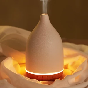 150ml Ceramic Essential Oil Diffuser, Diffusers for Home, Yellow | Ceramic Stone Cover, Cool Mist Humidifier, Aromatherapy, 7 Colors Light, Up to 10hrs, Large Room, Ultrasonic, Quiet, Auto Off 150ml Ceramic Essential Oil Diffuser, Diffusers for Home, Yellow | Ceramic Stone Cover, Cool Mist Humidifier, Aromatherapy, 7 Colors Light, Up to 10hrs, Large Room, Ultrasonic, Quiet, Auto Off