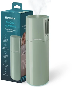 Portable Ultrasonic Humidifier, USB Rechargeable Aromatherapy Cool Mist Humidifier with 7.7 oz Easy-Fill Tank, Continuous & Intermittent Mist, 7-Color Nightlight, Auto Shutoff (Green Sage) Portable Ultrasonic Humidifier, USB Rechargeable Aromatherapy Cool Mist Humidifier with 7.7 oz Easy-Fill Tank, Continuous & Intermittent Mist, 7-Color Nightlight, Auto Shutoff (Green Sage)