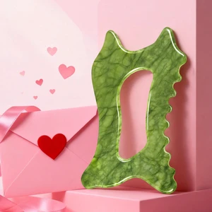 6-in-1 Jade Stone Body Gua Sha Facial Tools - Lymphatic Drainage Tool, Face Sculpting Tool & Acupressure tool - Body Guasha Tool, Trigger Point Massage Tool for Fascia Massage Valentine's Day Gifts 6-in-1 Jade Stone Body Gua Sha Facial Tools - Lymphatic Drainage Tool, Face Sculpting Tool & Acupressure tool - Body Guasha Tool, Trigger Point Massage Tool for Fascia Massage Valentine's Day Gifts