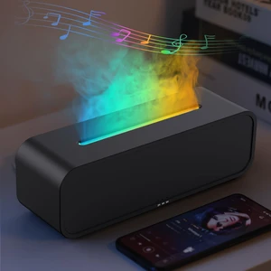 Essential Oil Diffuser, Flame Fire Oil Diffuser, 250ml Cool Mist Aromatherapy Humidifier, Scent Aroma Diffuser with 7 Colors Light, Remote Control, Timer & Auto-Off for Home Room (Black) Essential Oil Diffuser, Flame Fire Oil Diffuser, 250ml Cool Mist Aromatherapy Humidifier, Scent Aroma Diffuser with 7 Colors Light, Remote Control, Timer & Auto-Off for Home Room (Black)