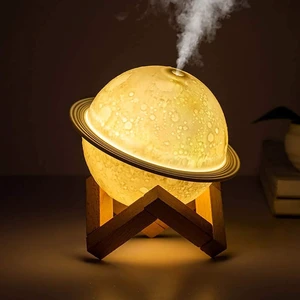 Moon Lamp Humidifier, 200ml Moon Night Light&Humidifiers with USB Recharge | 3 Colors 3D LED Moon Light with Stand, 2 in 1 Aromatherapy Diffuser for Kids Friend Lover Birthday Gift Bedroom Home Decor Moon Lamp Humidifier, 200ml Moon Night Light&Humidifiers with USB Recharge | 3 Colors 3D LED Moon Light with Stand, 2 in 1 Aromatherapy Diffuser for Kids Friend Lover Birthday Gift Bedroom Home Decor