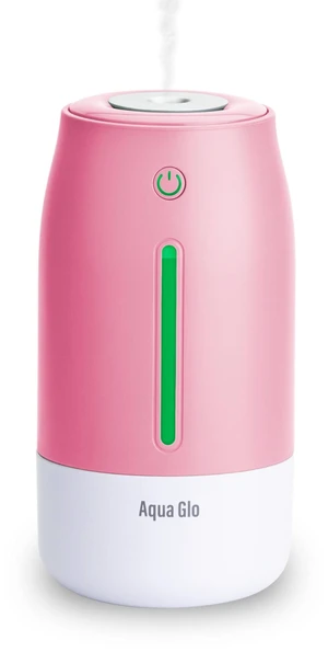 Aqua Glo Personal, Portable Humidifiers for Bedroom, Rose Quartz Aqua Glo Personal, Portable Humidifiers for Bedroom, Rose Quartz