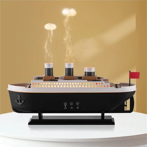Titanic Humidifier 250ml, Essential Oil Diffuser Cool Mist Ultrasonic Aroma Aromatherapy Diffuser with Remote Control 7 Light 2 Mist Mode Auto Shut-Off for Bedroom Office Hotel(Black White) Titanic Humidifier 250ml, Essential Oil Diffuser Cool Mist Ultrasonic Aroma Aromatherapy Diffuser with Remote Control 7 Light 2 Mist Mode Auto Shut-Off for Bedroom Office Hotel(Black White)