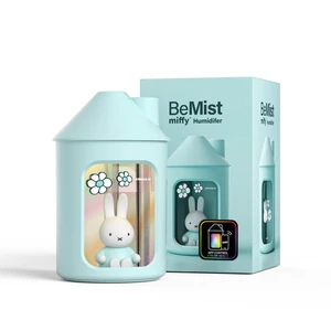 X Miffy Double Spray Humidifier 2.0 Smart App-Control RGB LED, Mini Cute Humidifier with Night Light, 500ml for Bedroom, Nursery/Office - Blue X Miffy Double Spray Humidifier 2.0 Smart App-Control RGB LED, Mini Cute Humidifier with Night Light, 500ml for Bedroom, Nursery/Office - Blue