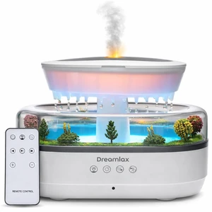 Rain Humidifiers for Bedroom Cool Mist Essential Oil Diffuser, White Noise Machine with 10 Nature Sounds, 7 LED Lights, Remote Control & Decorative Raindrop Lamp Rain Humidifiers for Bedroom Cool Mist Essential Oil Diffuser, White Noise Machine with 10 Nature Sounds, 7 LED Lights, Remote Control & Decorative Raindrop Lamp