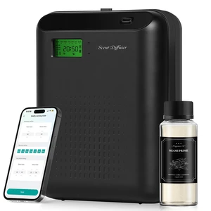 Scent Air Machine Starter Kit Waterless Diffuser for Home & Commercial Use, Hotel Scent Diffuser Includes 100ml Oil, WiFi/Bluetooth Control, 2000 sq.ft Coverage, Wall-Mount & Desktop, Black Scent Air Machine Starter Kit Waterless Diffuser for Home & Commercial Use, Hotel Scent Diffuser Includes 100ml Oil, WiFi/Bluetooth Control, 2000 sq.ft Coverage, Wall-Mount & Desktop, Black
