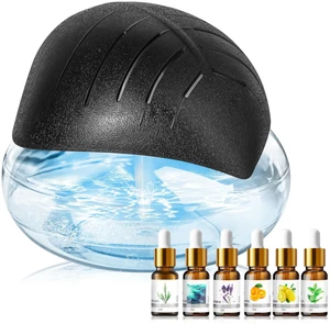 Water Air Purifier for Home with Essential Oil Diffuser & Humidifier, Rainbow Air Washer with LED Mood Light- Includes 6x10ml Essential Oils, Air for Smoke and Pets, Black Water Air Purifier for Home with Essential Oil Diffuser & Humidifier, Rainbow Air Washer with LED Mood Light- Includes 6x10ml Essential Oils, Air for Smoke and Pets, Black