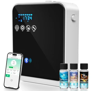 Waterless Essential Oil Diffuser,Hotel Home Aromatherapy Scent Diffuser with APP Control & Touch Screen,Auto Timer,250ml,Cover 1500 sq.ft|Whole House,Large Room Air Freshener for Home,Office,Classroom Waterless Essential Oil Diffuser,Hotel Home Aromatherapy Scent Diffuser with APP Control & Touch Screen,Auto Timer,250ml,Cover 1500 sq.ft|Whole House,Large Room Air Freshener for Home,Office,Classroom