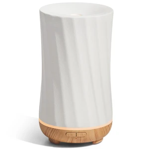 150ml Ceramic Essential Oil Diffuser, Diffusers for Home, White | Ceramic Stone Cover, Cool Mist Humidifier, Aromatherapy, 7 Colors Light, Up to 10hrs, Large Room, Ultrasonic, Quiet, Auto Off 150ml Ceramic Essential Oil Diffuser, Diffusers for Home, White | Ceramic Stone Cover, Cool Mist Humidifier, Aromatherapy, 7 Colors Light, Up to 10hrs, Large Room, Ultrasonic, Quiet, Auto Off
