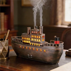 Essential Oil Diffuser 250ml, Ultrasonic Titanic Humidifier with 7 Color LED Lights, Quiet Operation, Auto Shut-Off, Remote Control, Perfect for Home, Office, and Bedroom (Copper) Essential Oil Diffuser 250ml, Ultrasonic Titanic Humidifier with 7 Color LED Lights, Quiet Operation, Auto Shut-Off, Remote Control, Perfect for Home, Office, and Bedroom (Copper)