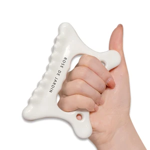 ROSE DE JARDIN Ceramic Gua Sha, Face&Body Guasha, Korean Gausha, Face Lift, Muscle Relief Massage Board, Skin Care Gift for Men Women ROSE DE JARDIN Ceramic Gua Sha, Face&Body Guasha, Korean Gausha, Face Lift, Muscle Relief Massage Board, Skin Care Gift for Men Women