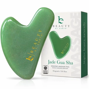 Jade Gua Sha Facial Tools - Depuffer & Massager Tool for Lymphatic Drainage | Jawline Sculpting, Gift Set Guasha Tool for Face, Eye Depuffer Skin Care Tools Jade Gua Sha Facial Tools - Depuffer & Massager Tool for Lymphatic Drainage | Jawline Sculpting, Gift Set Guasha Tool for Face, Eye Depuffer Skin Care Tools