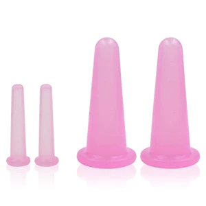 4 Pcs Facial Cupping Set, Natural Silicone Massage Cup for Body, Face, Neck, Back, Eye Massage, Vacuum Tank, Perfect for Body, Anti-Aging Beauty Tool (2 Small & 2 Large, Pink) 4 Pcs Facial Cupping Set, Natural Silicone Massage Cup for Body, Face, Neck, Back, Eye Massage, Vacuum Tank, Perfect for Body, Anti-Aging Beauty Tool (2 Small & 2 Large, Pink)