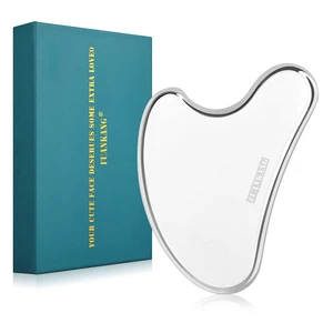 Gua Sha Facial Tools with Travel Pouch Stainless Steel Scraping Massage Tool for Face Gua Sha Facial Tools with Travel Pouch Stainless Steel Scraping Massage Tool for Face