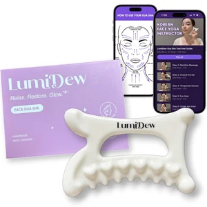 Ceramic Guasha Tool for Face & Body - Lymphatic Drainage Massager, Face Sculpting Tool, Jawline Shaper & Double Chin Reducer - Self Care Gifts Ceramic Guasha Tool for Face & Body - Lymphatic Drainage Massager, Face Sculpting Tool, Jawline Shaper & Double Chin Reducer - Self Care Gifts