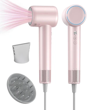 Hair Dryer with Diffuser, High-Speed Ionic Travel Blow Dryer Fast Drying | Professional Quiet Compact Lightweight Hair Dryer with 5 Temps & 3 Speeds, Magnetic Nozzle, Reduce Frizz Damage for Women Men Hair Dryer with Diffuser, High-Speed Ionic Travel Blow Dryer Fast Drying | Professional Quiet Compact Lightweight Hair Dryer with 5 Temps & 3 Speeds, Magnetic Nozzle, Reduce Frizz Damage for Women Men