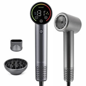 Blow Dryer with Diffuser, High-Speed Plasma Ionic Hair Dryer | Touchscreen, Smart Heat 131°F, Manual 104194°F, Lightweight, Quiet & Fast-Drying, Diffuser & Styling Concentrator Included Blow Dryer with Diffuser, High-Speed Plasma Ionic Hair Dryer | Touchscreen, Smart Heat 131°F, Manual 104194°F, Lightweight, Quiet & Fast-Drying, Diffuser & Styling Concentrator Included