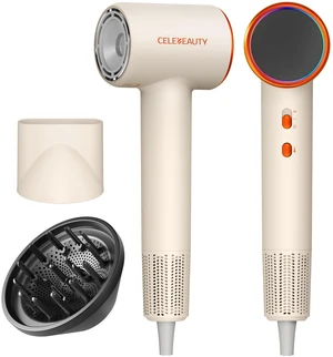 High-Speed Ionic Hair Dryer with Diffuser, 110k RPM Fast-Drying Blow Dryer | 0.86 lb Lightweight Design, 200M Negative Ions, Low Noise, Magnetic Concentrator, 2 Speeds & 4 Heat Modes High-Speed Ionic Hair Dryer with Diffuser, 110k RPM Fast-Drying Blow Dryer | 0.86 lb Lightweight Design, 200M Negative Ions, Low Noise, Magnetic Concentrator, 2 Speeds & 4 Heat Modes
