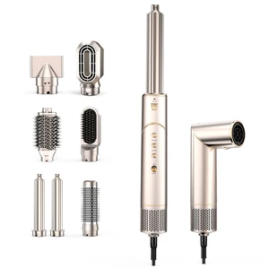 7 in 1 High-Speed Hair Dryer Brush, 110,000 RPM Air Styler for Automatic Air Curling, Negative Ionic Hot Air Brush Set for Fast Drying, Volumizing & Frizz Control, Heat Protection Multi-Styler 7 in 1 High-Speed Hair Dryer Brush, 110,000 RPM Air Styler for Automatic Air Curling, Negative Ionic Hot Air Brush Set for Fast Drying, Volumizing & Frizz Control, Heat Protection Multi-Styler
