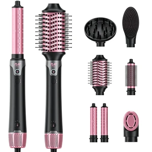 7-in-1 Air Styler Auto Wrap Curlers, Hair Dryer Brush w/Diffuser | Multi Styler Brush Blow Dryer, Thermal Brush & Paddle Brush for Fast Drying, Curls, Volumizing, Frizz-free & Smooth Blowouts 7-in-1 Air Styler Auto Wrap Curlers, Hair Dryer Brush w/Diffuser | Multi Styler Brush Blow Dryer, Thermal Brush & Paddle Brush for Fast Drying, Curls, Volumizing, Frizz-free & Smooth Blowouts