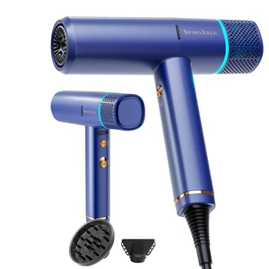 Hair Dryer with Diffuser Blow Dryer, High-Speed Ionic BlowDryer, Powerful 1600 Watt Motor for Fast Drying and Straight & Wavy Hair, Low Noise, Lightweight, Professional Hairdryer for Home Salon Hair Dryer with Diffuser Blow Dryer, High-Speed Ionic BlowDryer, Powerful 1600 Watt Motor for Fast Drying and Straight & Wavy Hair, Low Noise, Lightweight, Professional Hairdryer for Home Salon