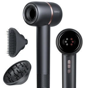 Negative Ionic Care Hair Dryer,High Speed Blow Dryer(Gray) | Fast Drying,Less Heat Damage,Thermo-Control,Low Noise,Diffuser,Smoothing Brush Negative Ionic Care Hair Dryer,High Speed Blow Dryer(Gray) | Fast Drying,Less Heat Damage,Thermo-Control,Low Noise,Diffuser,Smoothing Brush