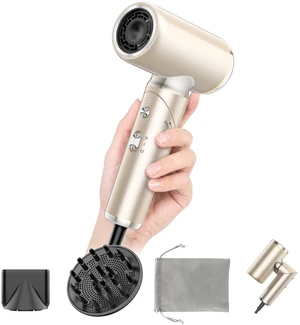 Travel Hair Dryer Dual Voltage for Europe Foldable,1300W | Mini Ionic Blow Dryer Fast Drying,100-240V Portable Dryers with Dissuser,110000RPM Travel Hair Dryer Dual Voltage for Europe Foldable,1300W | Mini Ionic Blow Dryer Fast Drying,100-240V Portable Dryers with Dissuser,110000RPM