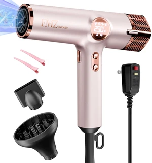 Ionic Hair Dryer with Diffuser, 1875W High-Speed LED Display Blow Dryer | Ionic Blow Dryer with Diffuser for Women, Fast Drying, Quiet Low Noise, Lightweight, Frizz-Free for Home Travel Ionic Hair Dryer with Diffuser, 1875W High-Speed LED Display Blow Dryer | Ionic Blow Dryer with Diffuser for Women, Fast Drying, Quiet Low Noise, Lightweight, Frizz-Free for Home Travel