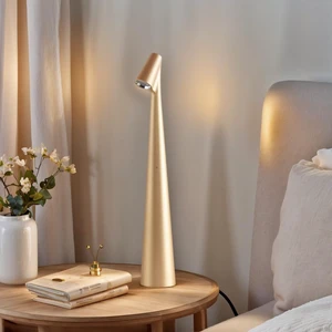 Rechargeable Desk Lamp, Cordless Metal Table Light with 3 Brightness Levels, Portable Gold Night Light for Indoor Outdoor, Baby Bedside Gift Rechargeable Desk Lamp, Cordless Metal Table Light with 3 Brightness Levels, Portable Gold Night Light for Indoor Outdoor, Baby Bedside Gift