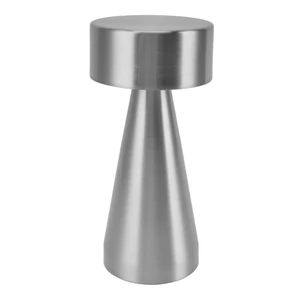 LED Portable Metal Table Lamp with Touch Sensor 3 Color Stepless Dimming Nightstand Desk Lamp Rechargeable Night Light (Silver) LED Portable Metal Table Lamp with Touch Sensor 3 Color Stepless Dimming Nightstand Desk Lamp Rechargeable Night Light (Silver)