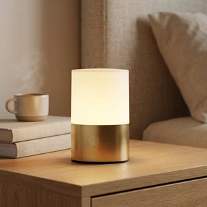 Small Table Lamp - Rechargeable, Portable, 10 Brightness Levels, Auto-Off Timer, Waterproof, Up to 20-Hours,Warm Light for Bedside, Reading, Dining,Travel, Camping & Décor-Brass Small Table Lamp - Rechargeable, Portable, 10 Brightness Levels, Auto-Off Timer, Waterproof, Up to 20-Hours,Warm Light for Bedside, Reading, Dining,Travel, Camping & Décor-Brass