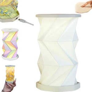 Rechargeable Foldable Origami Lantern for Travel,Waterproof Desk Paper Lantern Lamp Touch Dimmable Warm,Portable Mini Night Light Rice Paper Design for Hotel Desk Room Accent (White) Rechargeable Foldable Origami Lantern for Travel,Waterproof Desk Paper Lantern Lamp Touch Dimmable Warm,Portable Mini Night Light Rice Paper Design for Hotel Desk Room Accent (White)