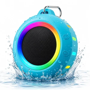 Waterproof Bluetooth Speaker, Portable Wireless Shower,Gifts for Men Women | IPX7 Floating Pool Speaker with Carabiner for Outdoor, Beach, Camping, Cool Gadgets Birthday Gifts for Kids Men Waterproof Bluetooth Speaker, Portable Wireless Shower,Gifts for Men Women | IPX7 Floating Pool Speaker with Carabiner for Outdoor, Beach, Camping, Cool Gadgets Birthday Gifts for Kids Men