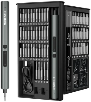 75 IN 1 Mini Electric Screwdriver Set, Power Screwdriver | 71 S2 Precision Bits, 3 LED Lights, Magnetic Storage, USB-C Charging, Cordless Screwdriver Repair Tool Kit for Electronics 75 IN 1 Mini Electric Screwdriver Set, Power Screwdriver | 71 S2 Precision Bits, 3 LED Lights, Magnetic Storage, USB-C Charging, Cordless Screwdriver Repair Tool Kit for Electronics
