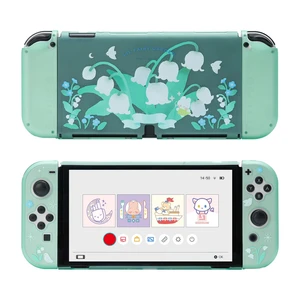 Protective Case Compatible with Switch OLED (Lily of the Valley) Protective Case Compatible with Switch OLED (Lily of the Valley)