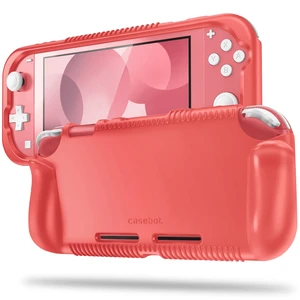 Soft Silicone Protective Case for Nintendo Switch Lite 2019 | Ergonomic Grip, Anti-Slip, Shock-Absorption & Anti-Scratch, Lightweight Grip Case Cover, Living Coral Soft Silicone Protective Case for Nintendo Switch Lite 2019 | Ergonomic Grip, Anti-Slip, Shock-Absorption & Anti-Scratch, Lightweight Grip Case Cover, Living Coral