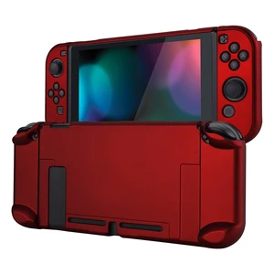 PlayVital Back Cover for Nintendo Switch Console, NS Joycon Handheld Controller Separable Protector Hard Shell,Dockable Protective Case for Nintendo Switch - Scarlet Red (NOT for Switch 2) PlayVital Back Cover for Nintendo Switch Console, NS Joycon Handheld Controller Separable Protector Hard Shell,Dockable Protective Case for Nintendo Switch - Scarlet Red (NOT for Switch 2)
